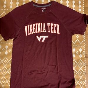 Maroon Virginia Tech t-shirt